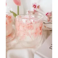 Apple Blossom Dried Floral Candle