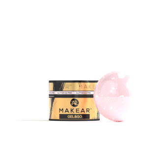 GG21 Ice Pink Glitter - Gel&Go 15ml