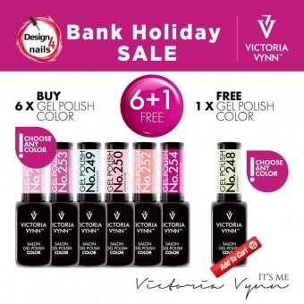 6+1 gratis (6 salon gelpolish+1 salon gelpolish)