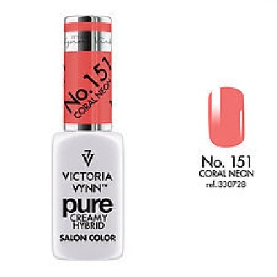 pure creamy hybrid salon color No.151 Coral Neon