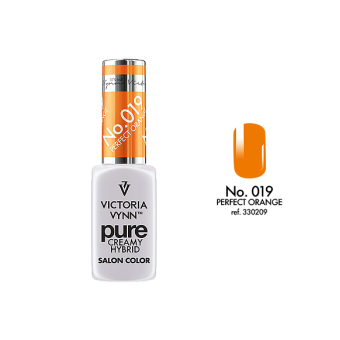 pure creamy hybrid salon color No.019 perfect orange (TPO FREE)