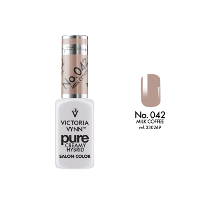 pure creamy hybrid salon color No.042 milk coffee (TPO FREE) pure creamy hybrid salon color No.042 milk coffee (TPO FREE)