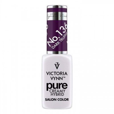 pure creamy hybrid salon color No.136 dark truffle (tpo free)