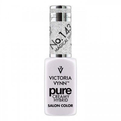 pure creamy hybrid salon color No.143 magical silver