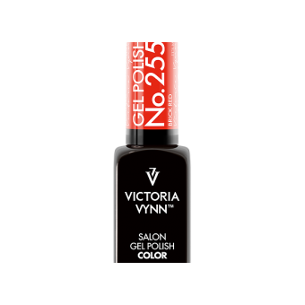 salon gel polish No.255 brick red (TPO FREE, HEMA FREE, Di-HEMA FREE)