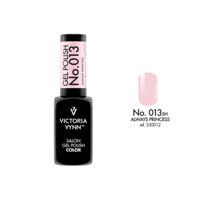 salon gel polish No.013 always princess (TPO FREE, HEMA FREE, DI- HEMA FREE)