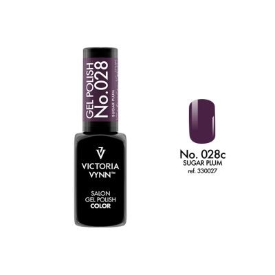 salon gel polish No.028 sugar plum (TPO FREE,HEMA FREE, DI-HEMA FREE)