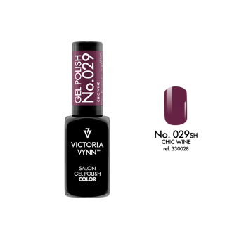 salon gel polish No.029 chic wine (TPO FREE, HEMA FREE, DI-HEMA FREE)