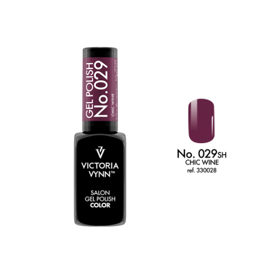 salon gel polish No.029 chic wine (TPO FREE, HEMA FREE, DI-HEMA FREE)
