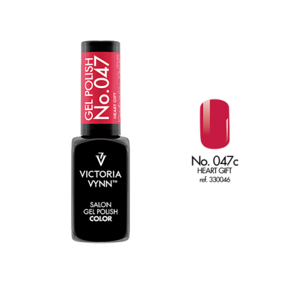 salon gel polish No.047 heart gift (TPO FREE, HEMA FREE, DI-HEMA FREE)