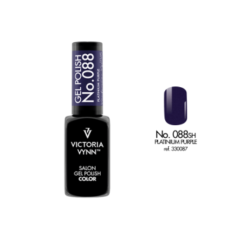 salon gel polish No.088 platinum purple