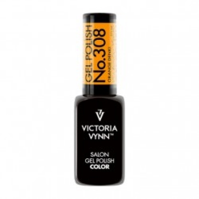 salon gel polish No.308 orange denki (TPO FREE, HEMA FREE, DI-HEMA FREE)