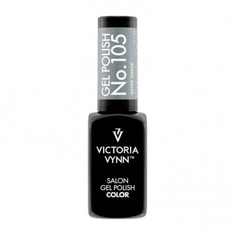 salon gel polish No.105 Silver Shade