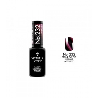 salon gel polish No.232 stone cat eye mokait (TPO FREE, HEMA FREE, DI-HEMA FREE)