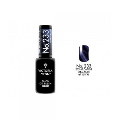 salon gel polish No.233 stone cat eye tanzanite (TPO FREE, HEMA FREE, DI-HEMA FREE)