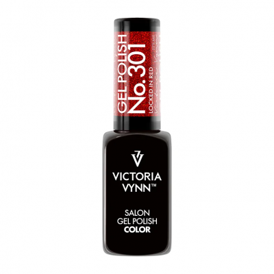 salon gel polish No.301 Locked In Red (TPO FREE, HEMA FREE, DI-HEMA FREE)